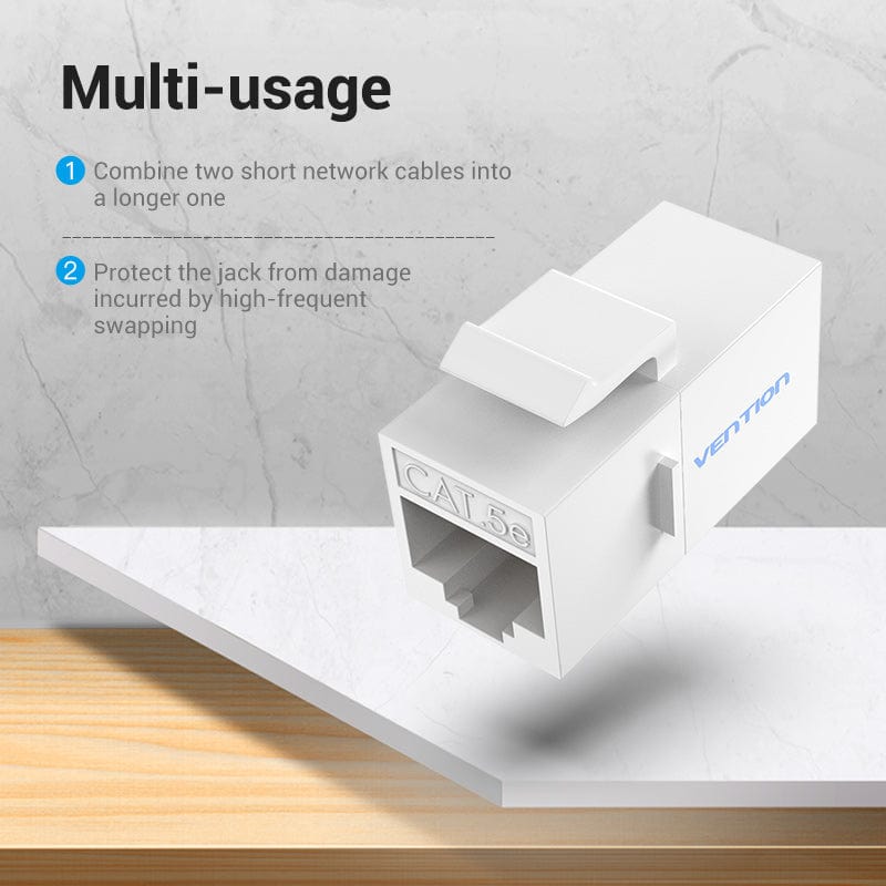Vention Cat5e Unshielded Inline Coupler