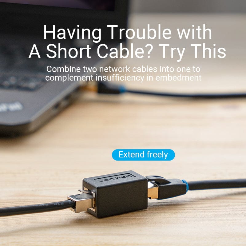 Vention Cat6 Shielded Inline Coupler