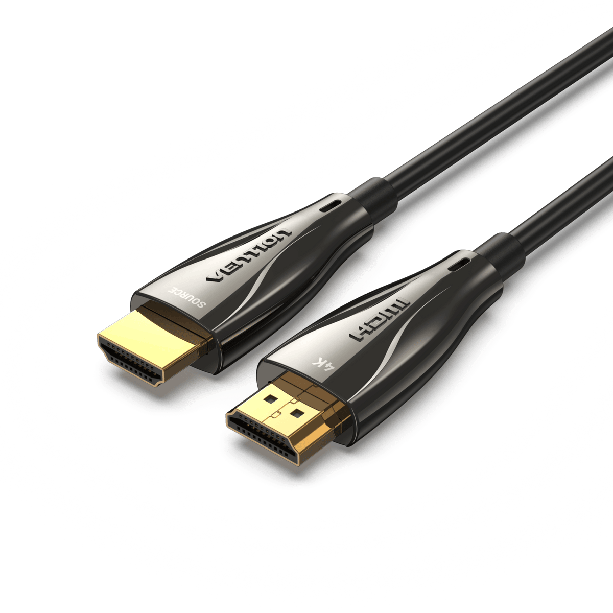 Vention Optical HDMI™ Male to Male HD Cable Black Zinc Alloy Type