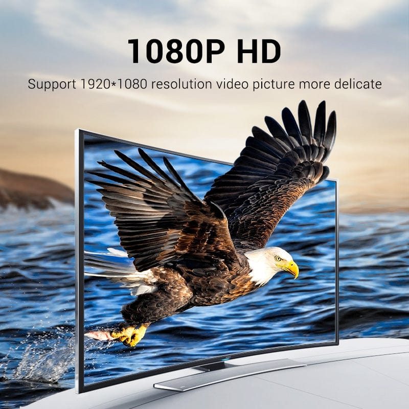 HDMI to VGA Cable HDMI™ Male to VGA Male Cable Audio Video Converter 1080P for PC TV Box Projector VGA to HDMI Cord