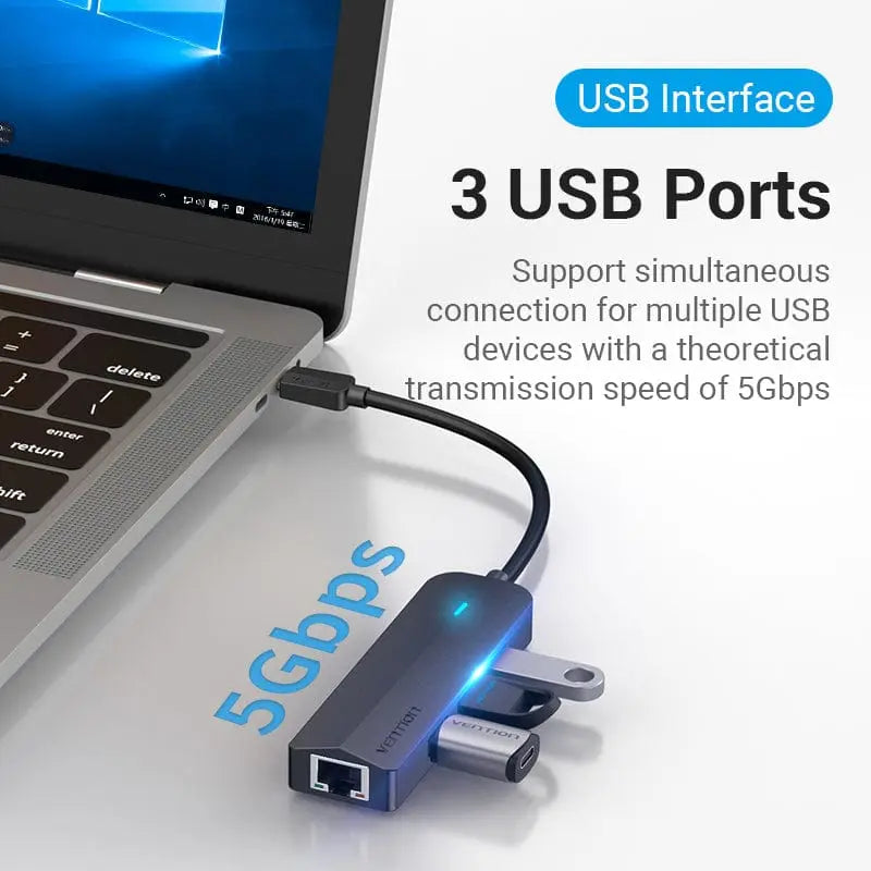 Vention 5-in-1 USB-C Hub