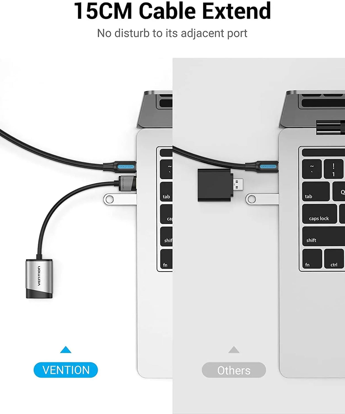 Vention USB External Sound Card 0.15M Gray Metal Type