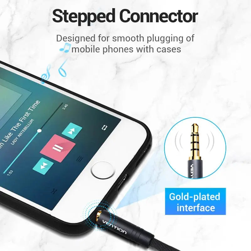Vention 4 Pole 3.5mm Audio Splitter Cable