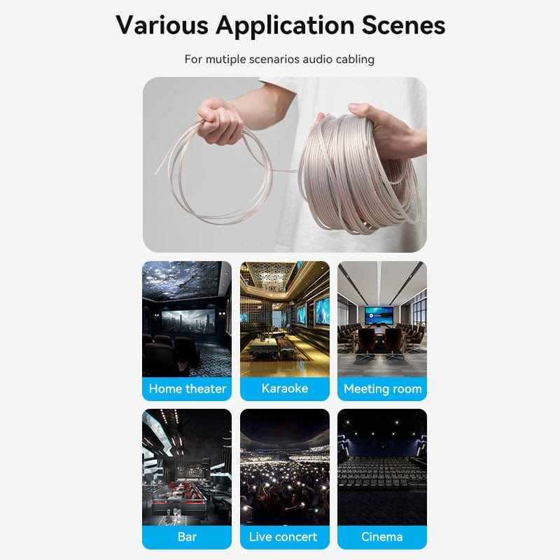 Vention Speaker Wire