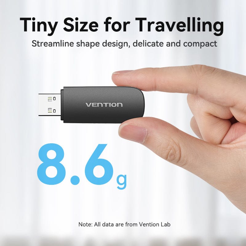 Vention 2-in-1 USB 2.0 A Card Reader(SD+TF) Black Single Drive Lette