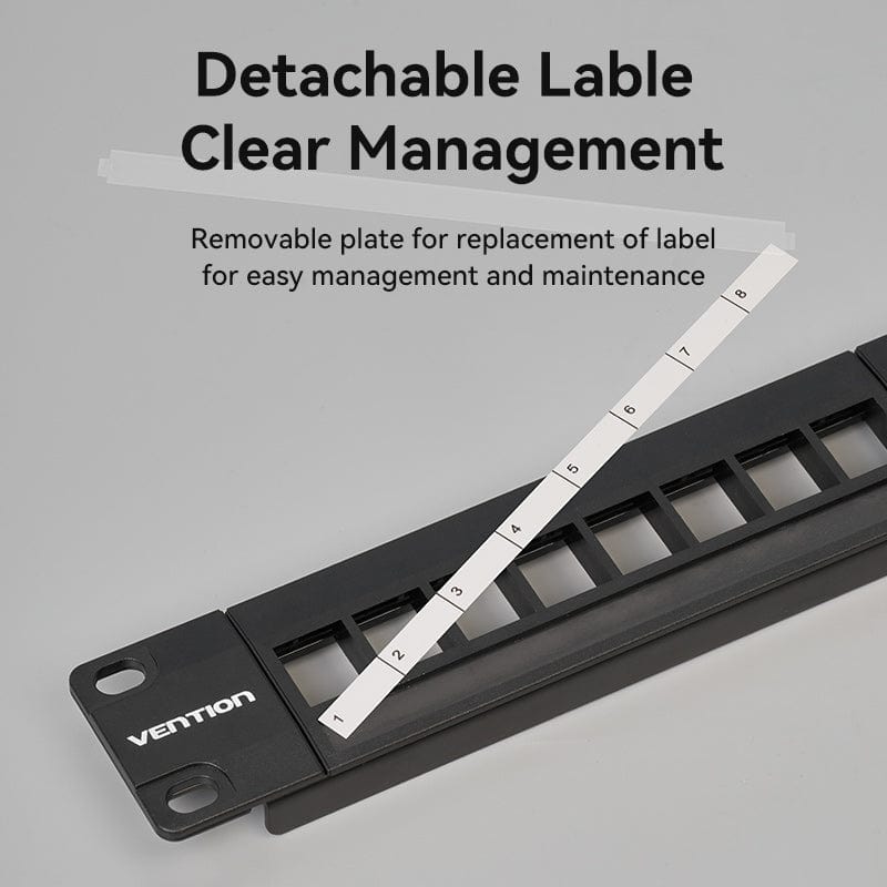 Vention Blank Keystone Patch Panel