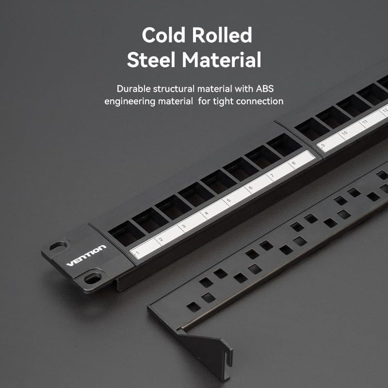 Vention Blank Keystone Patch Panel