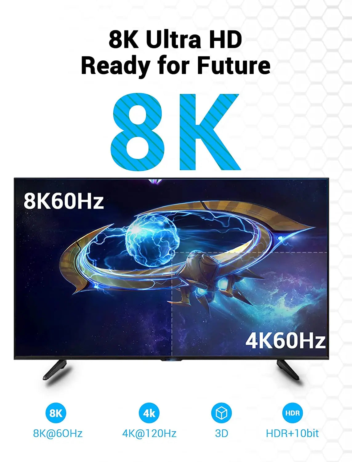Vention 8K HDMI™ Male to Male Cable Black