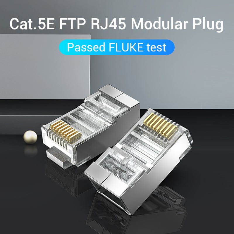 Vention Cat.5E FTP RJ45 Modular Plug Transparent