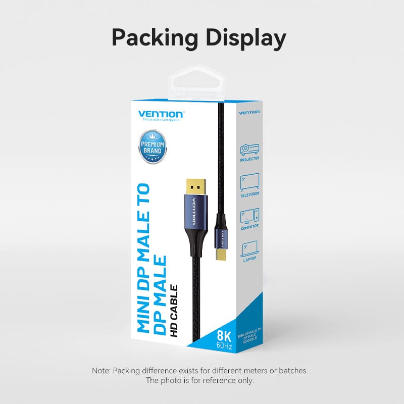 Vention 8K Mini DisplayPort to DisplayPort Cable
