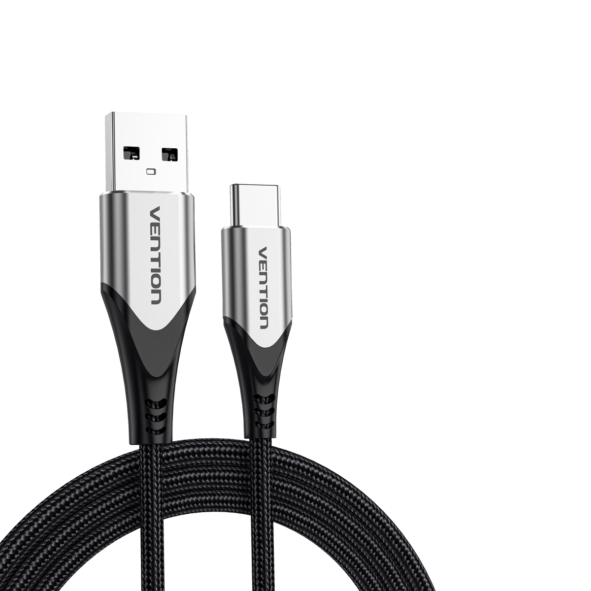 Vention Cotton Braided USB 2.0 A Male to C Male 3A Cable Aluminum Alloy Type