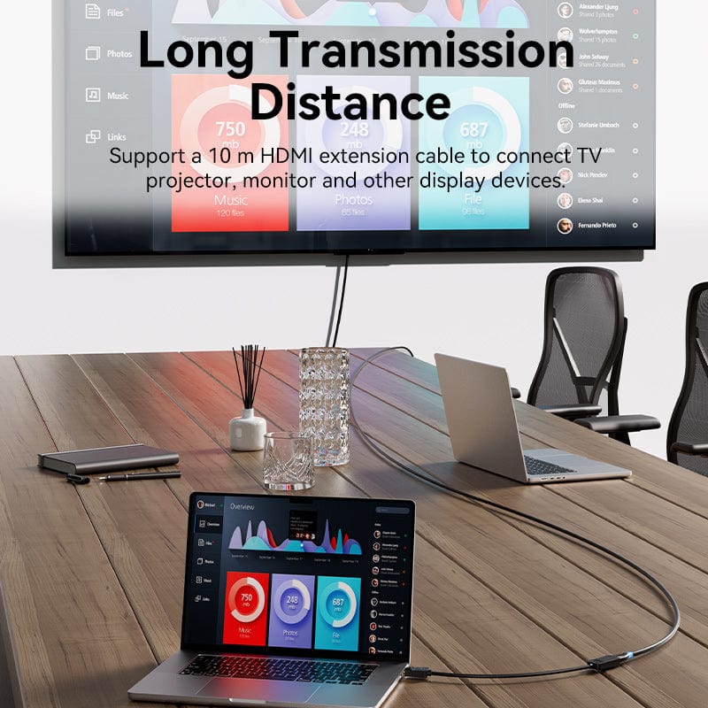 Vention DP to HDMI™ 4K@60Hz Converter 0.15M Black