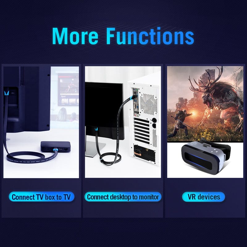 Vention Flat HDMI™ Cable Black
