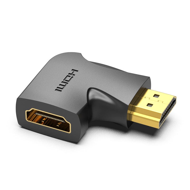 Vention HDMI™ 90 Degree Male to Female Vertical Flat Adapter Black