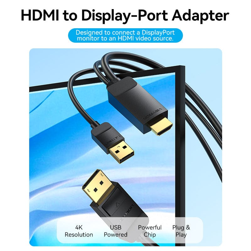 Vention HDMI™ To Displayport Cable