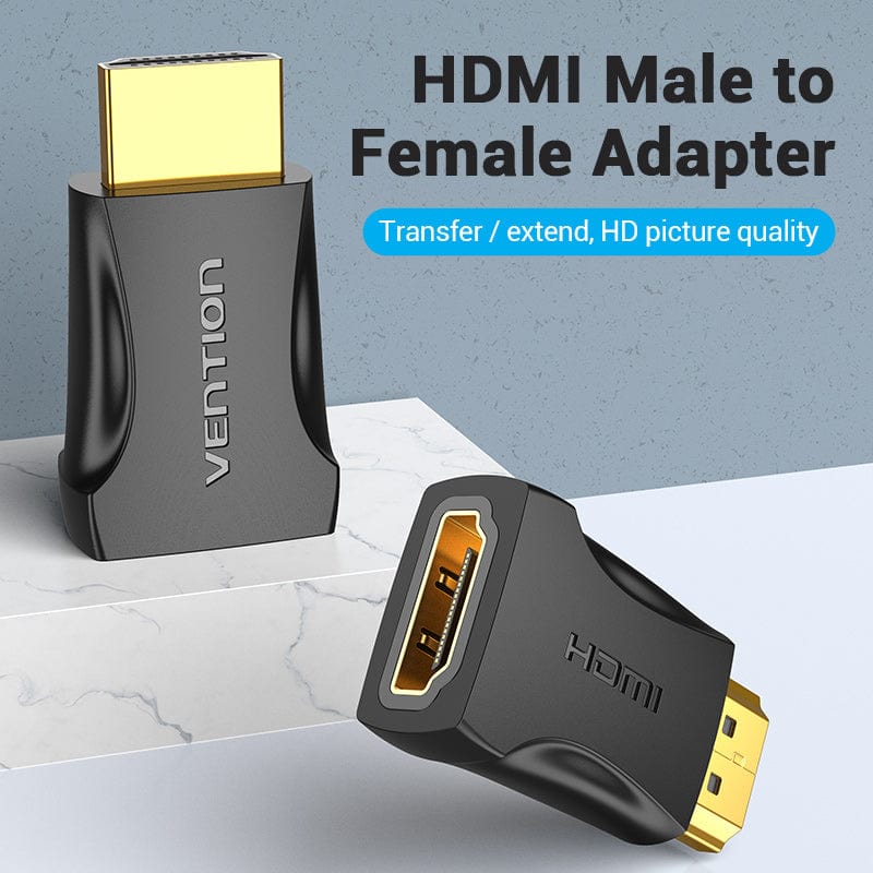 Vention HDMI™ Male to Female Adapter Black