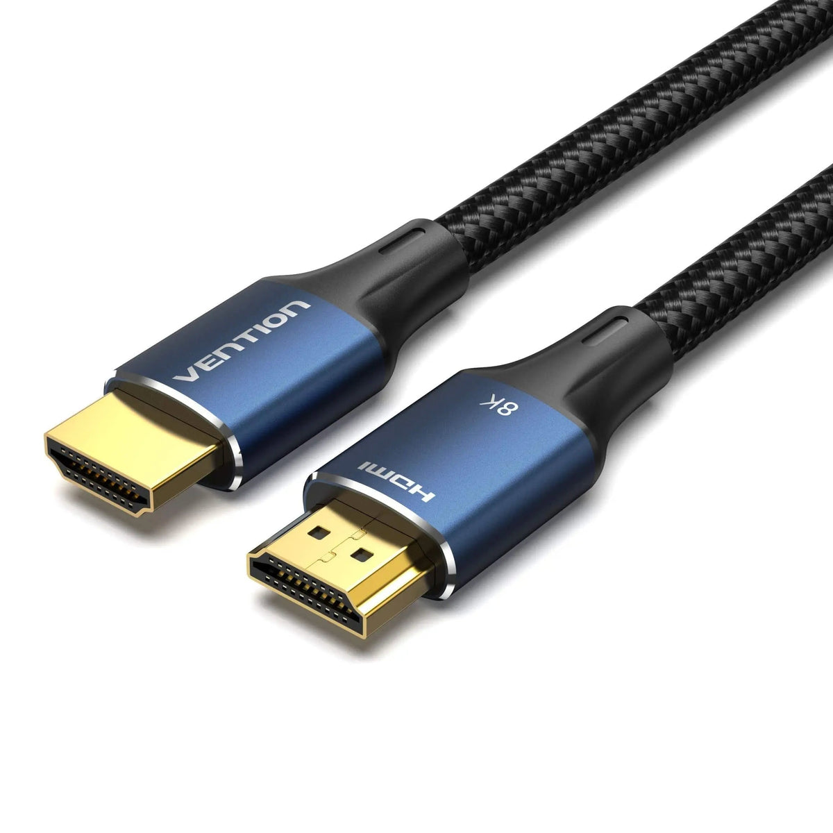 Vention Cotton Braided HDMI™-A Male to Male HD Cable 8K Aluminum Alloy Type