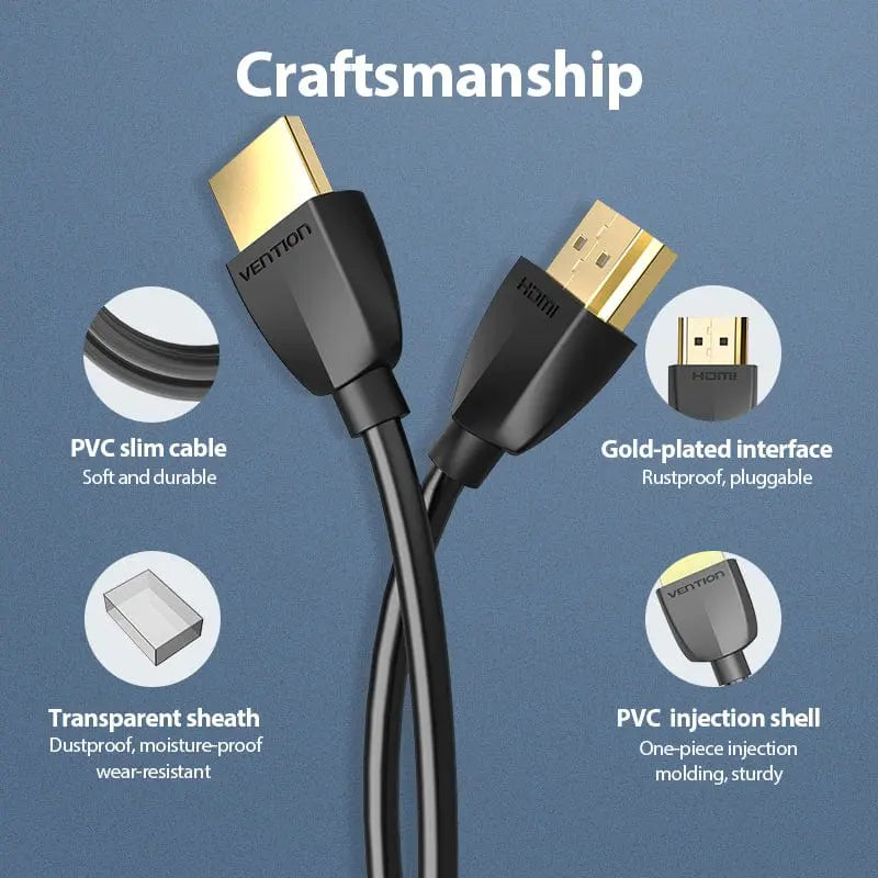 Vention Portable HDMI™ Cable Black