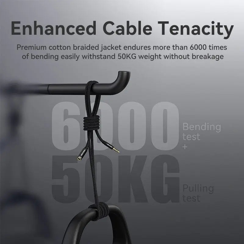 Vention TRRS 3.5mm Male to 3.5mm Female Audio Extension Cable