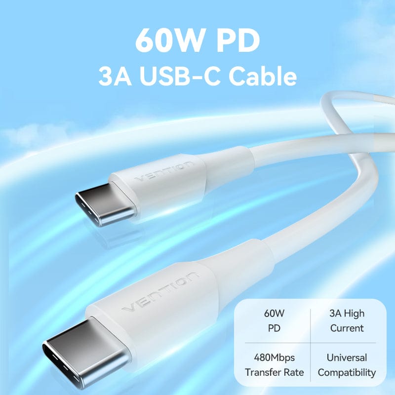 Vention USB 2.0 C Male to C Male 3A Cable
