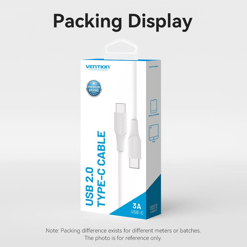 Vention USB 2.0 C Male to C Male 3A Cable