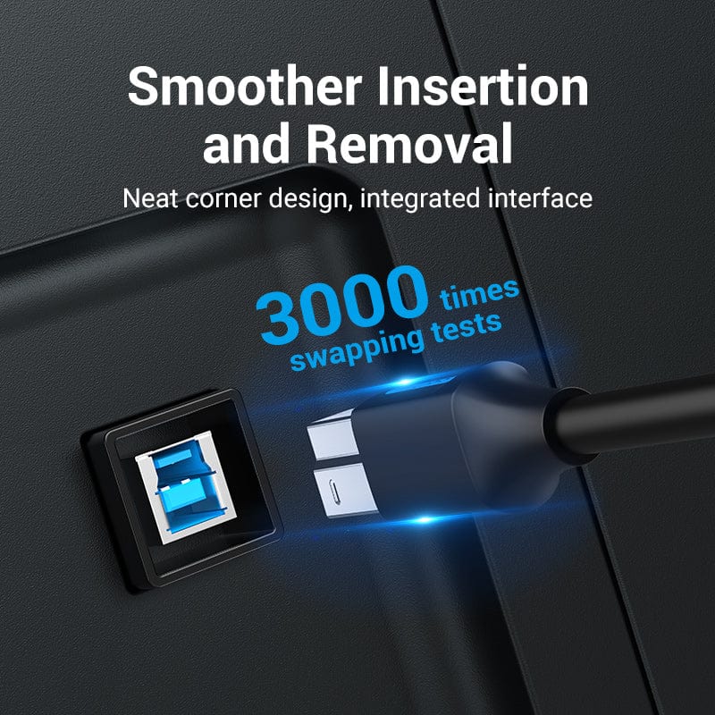 Vention USB 3.0 Type-C Male to Type-B Male Printer Cable