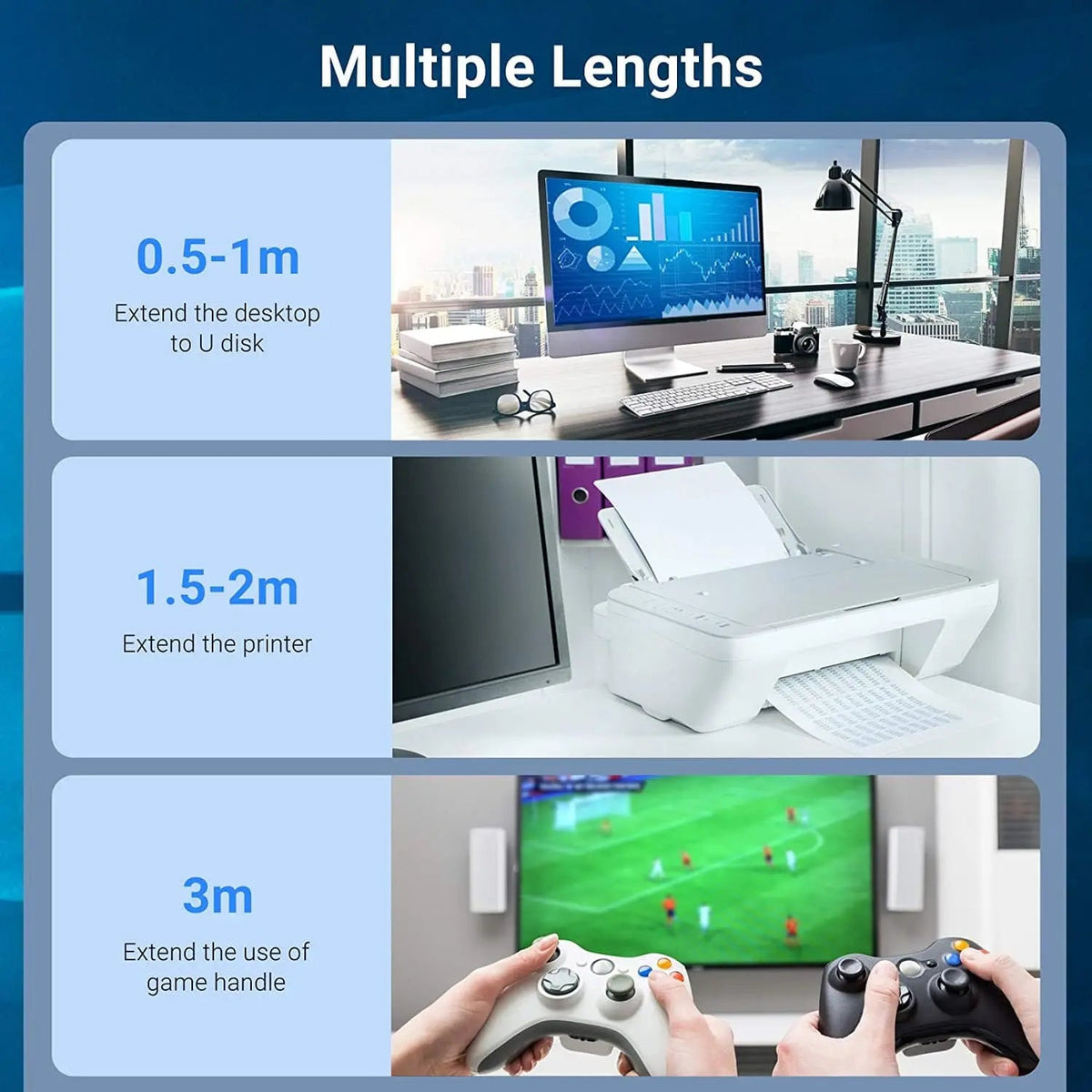 Vention USB 3.0 Extension Cable