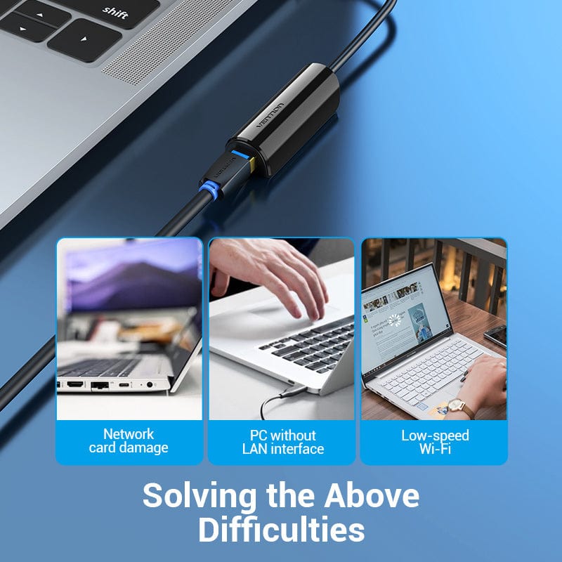 Vention USB-C to Gigabit Ethernet Adapter