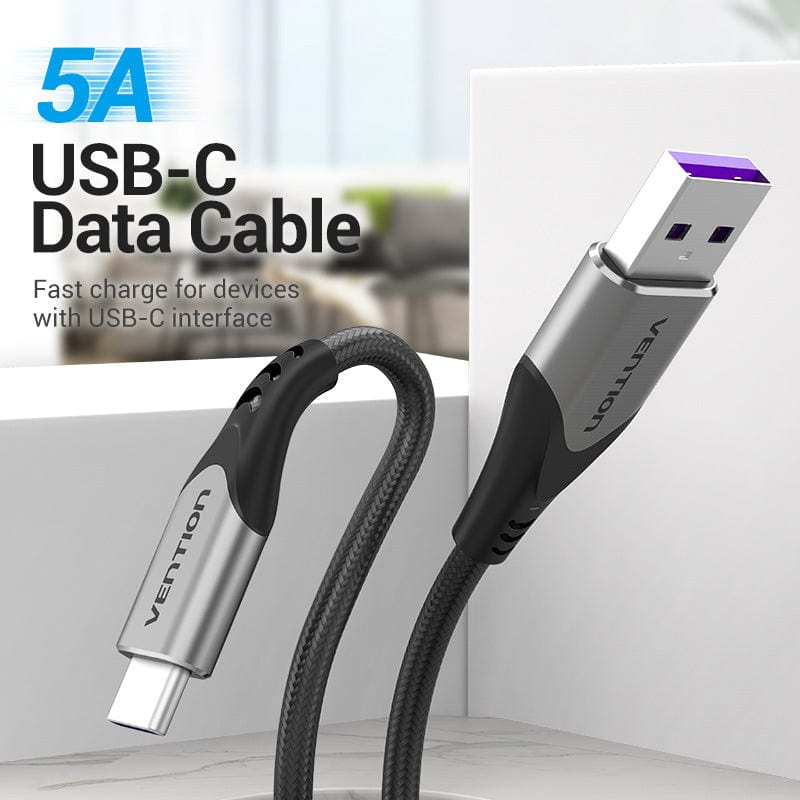 Vention USB-C to USB 2.0-A Fast Charging Cable Aluminum Alloy Type