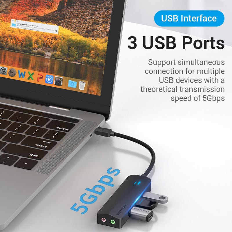 Vention 6-in-1 USB-C Hub