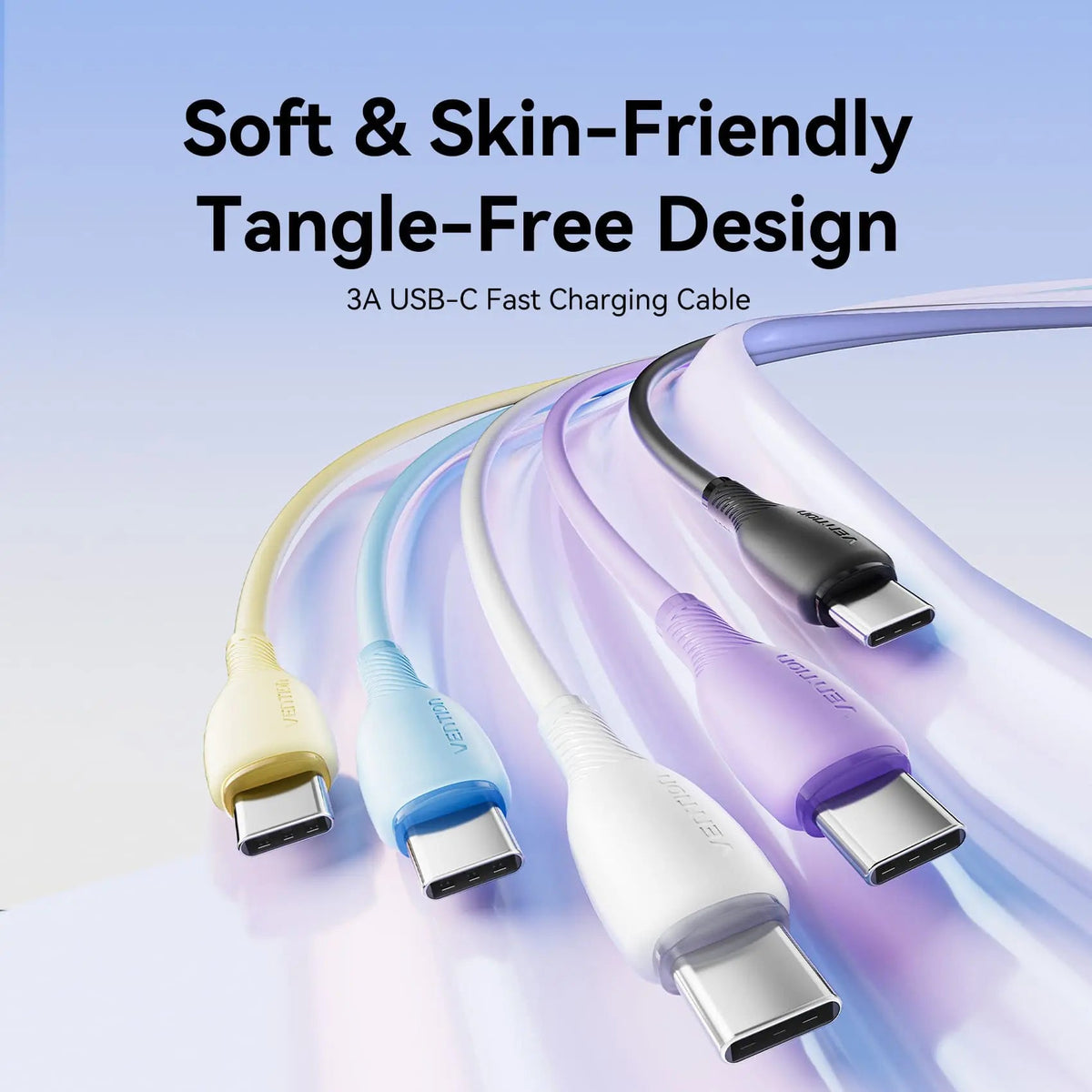 Vention USB 2.0 A Male to C Male 3A Cable PVC Type