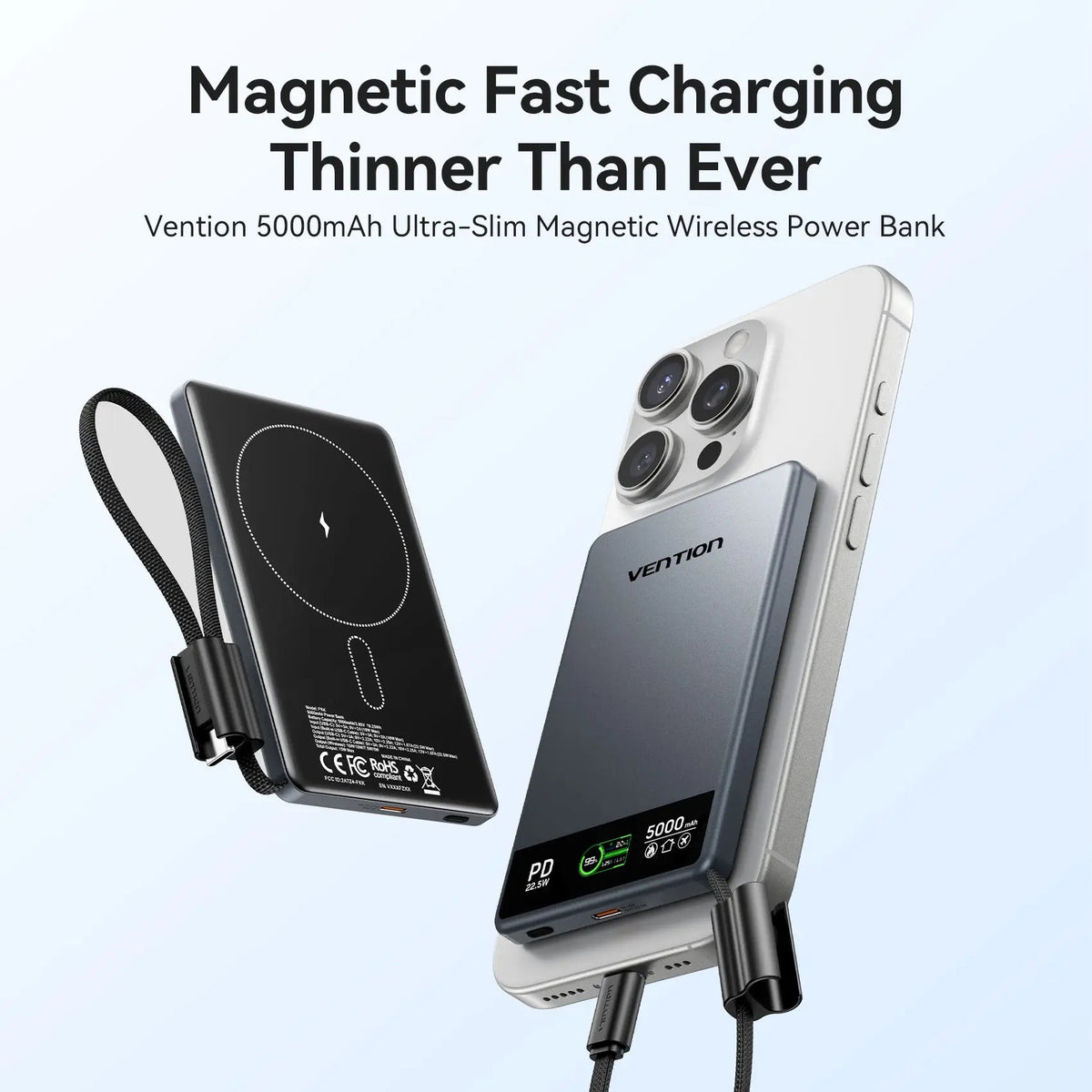 Vention 5000mAh Magnetic Wireless