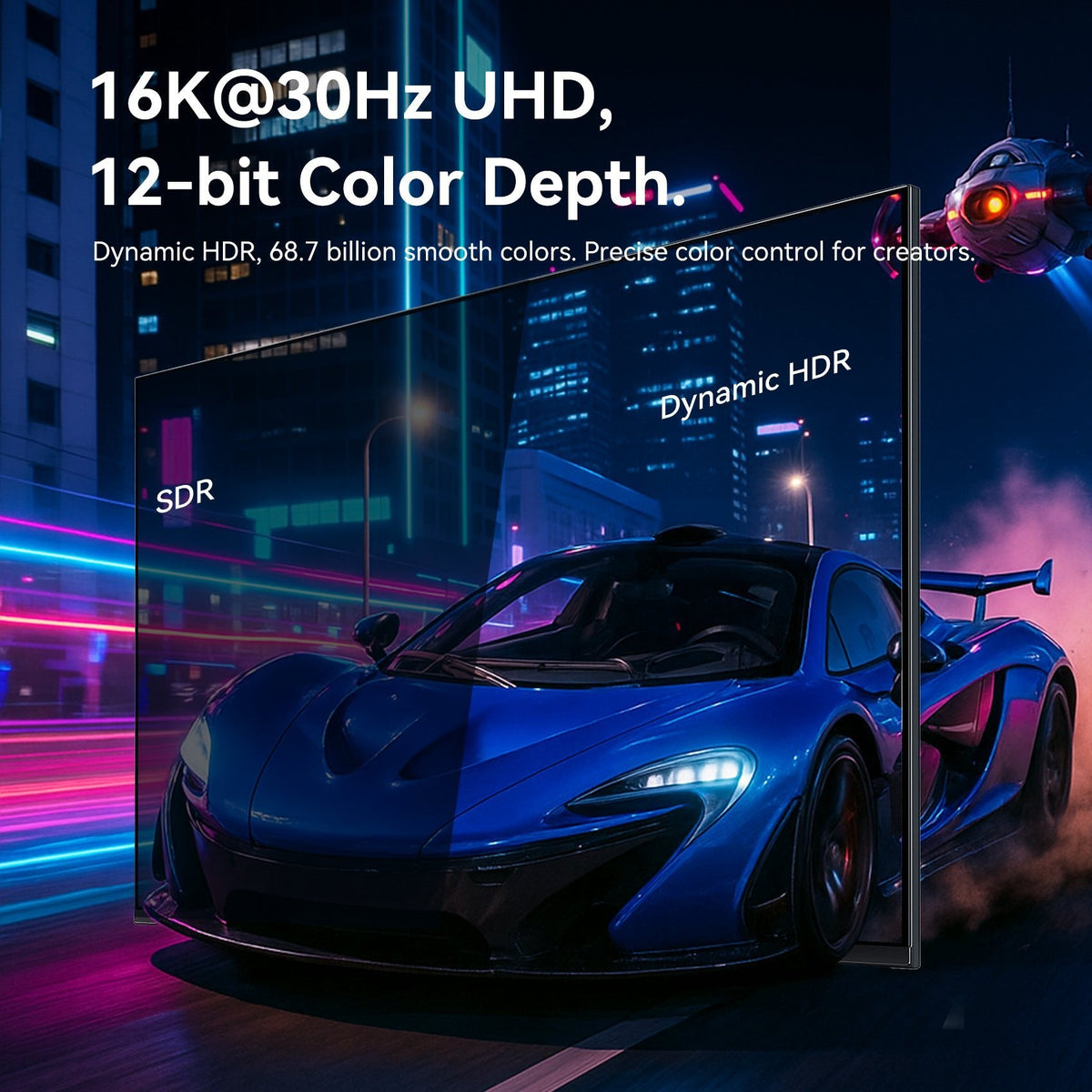 Vention 16K USB-C to DisplayPort Cable