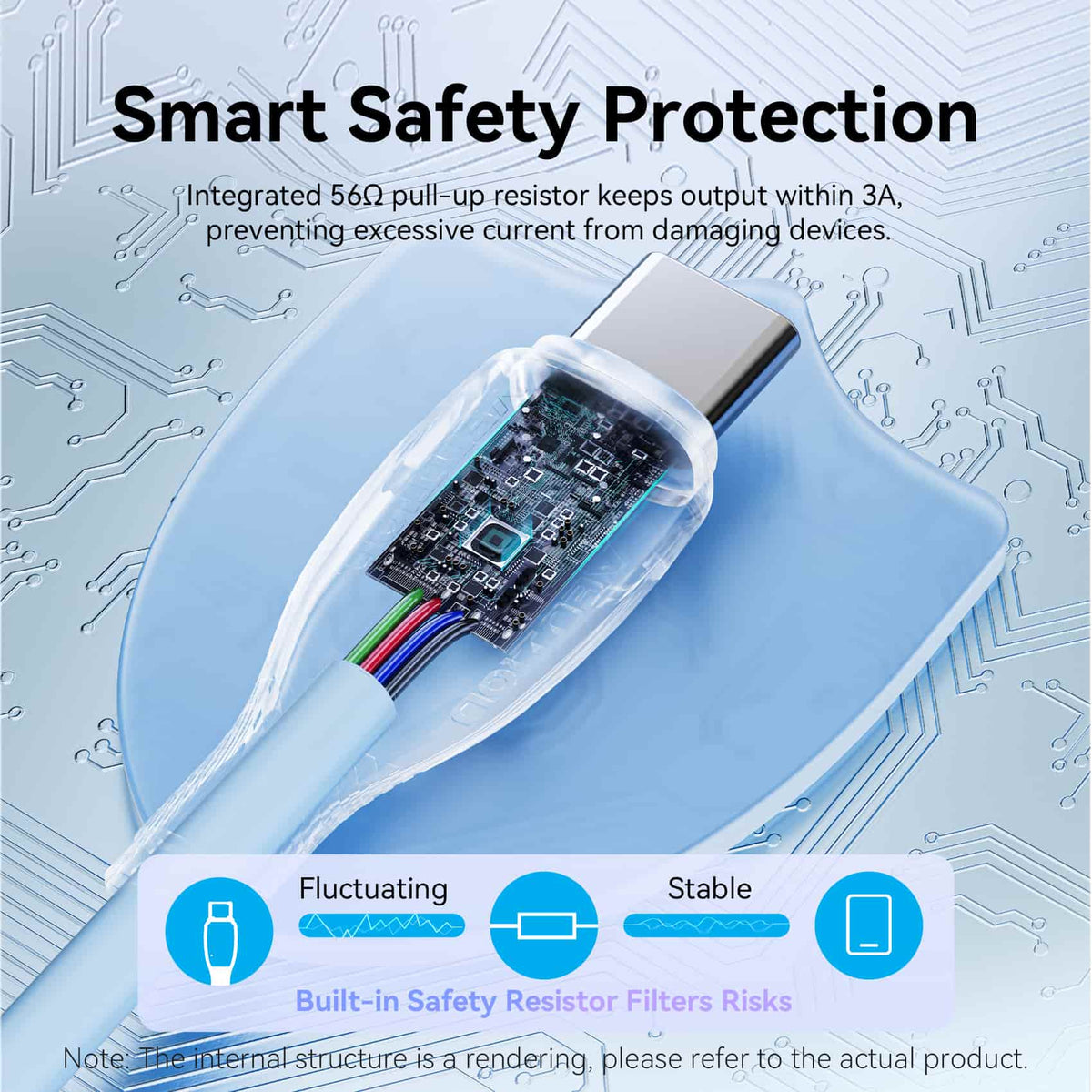Vention USB 2.0 A Male to C Male 3A Cable PVC Type