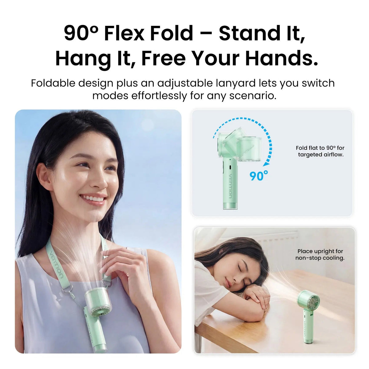 Vention Ultra-Light Foldable Handheld Fan