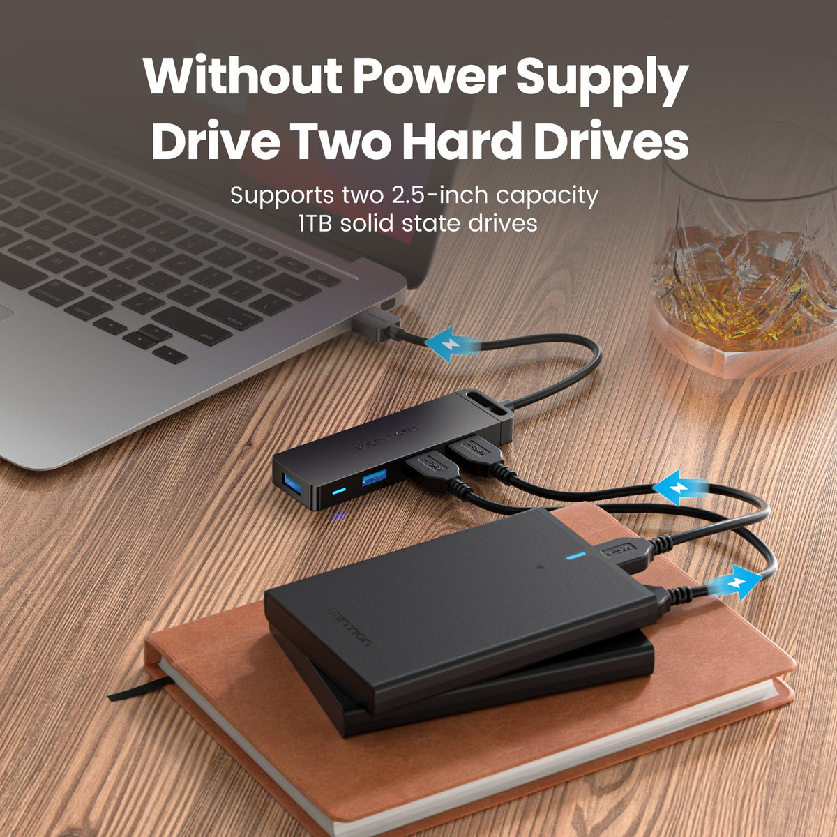 Vention 5-in-1 USB 3.0 Hub