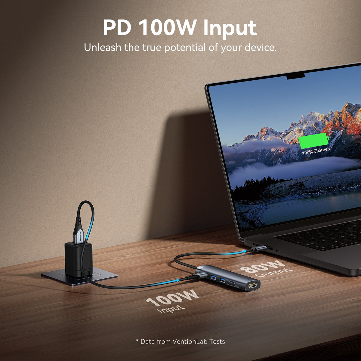Vention 6-in-1 USB-C Docking Station