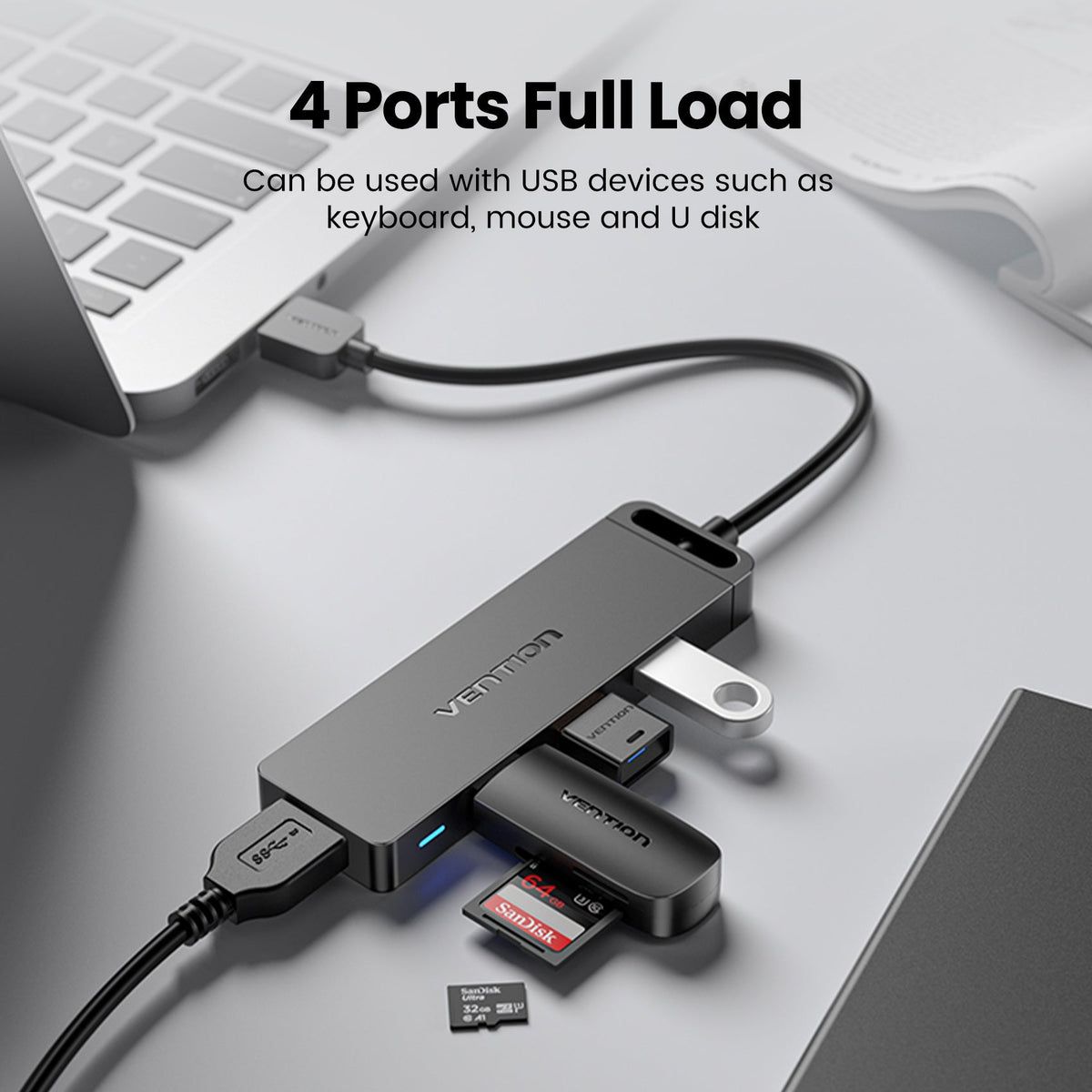 Vention 5-in-1 USB 3.0 Hub
