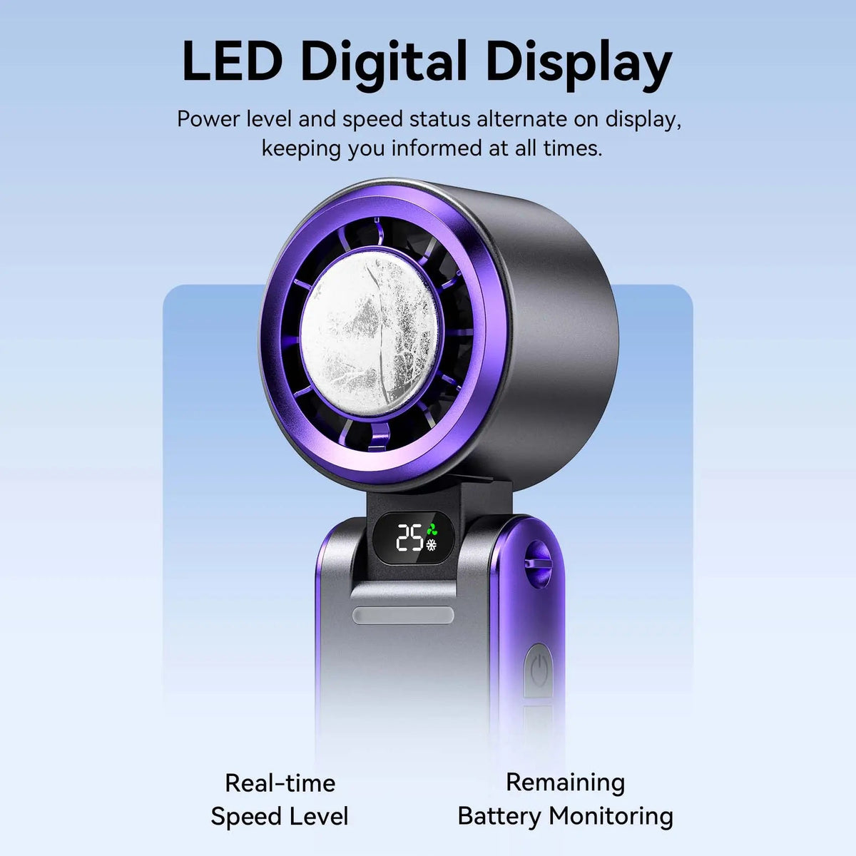 Vention Handheld Foldable High-Speed Cooling Fan