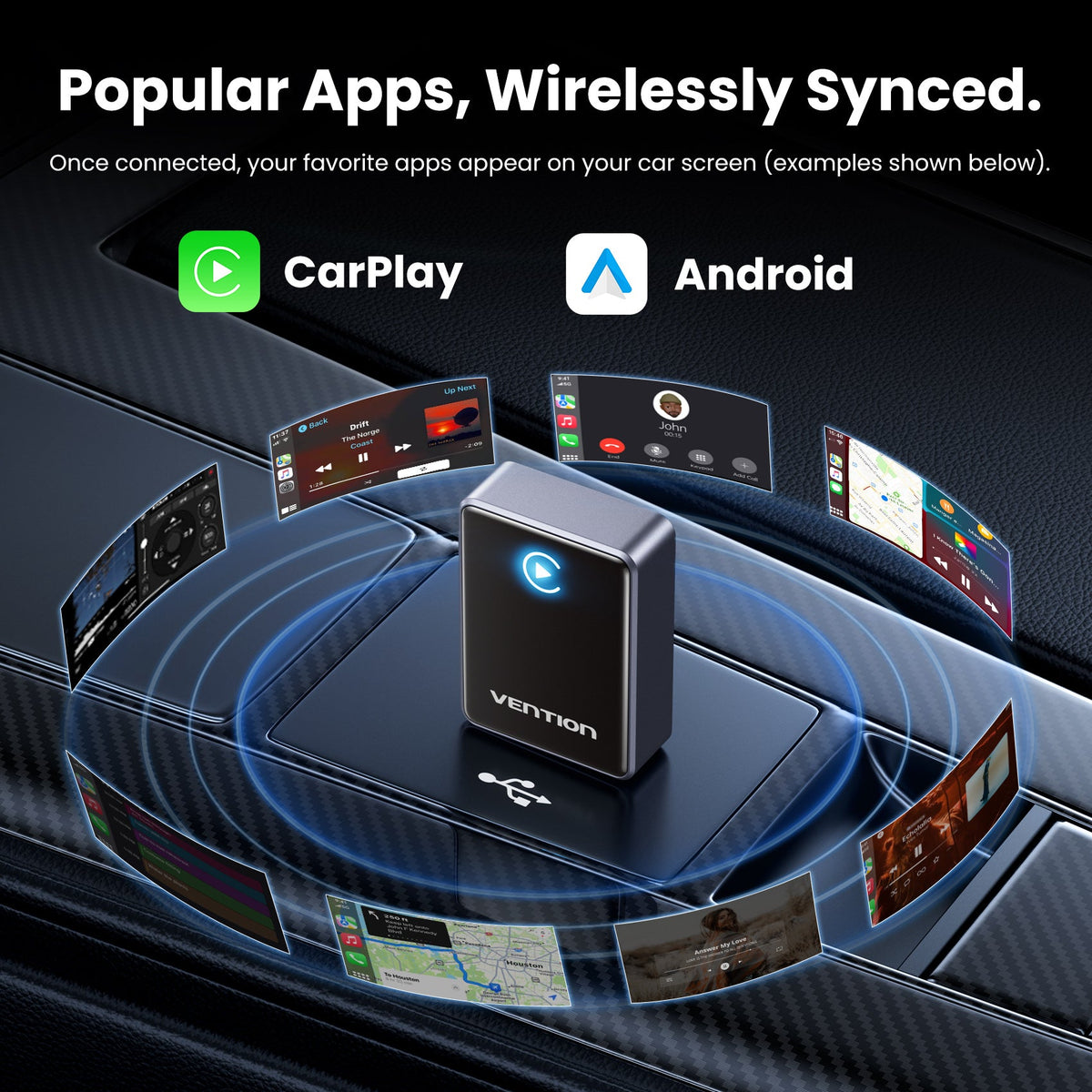 Vention Wireless CarPlay Adapter