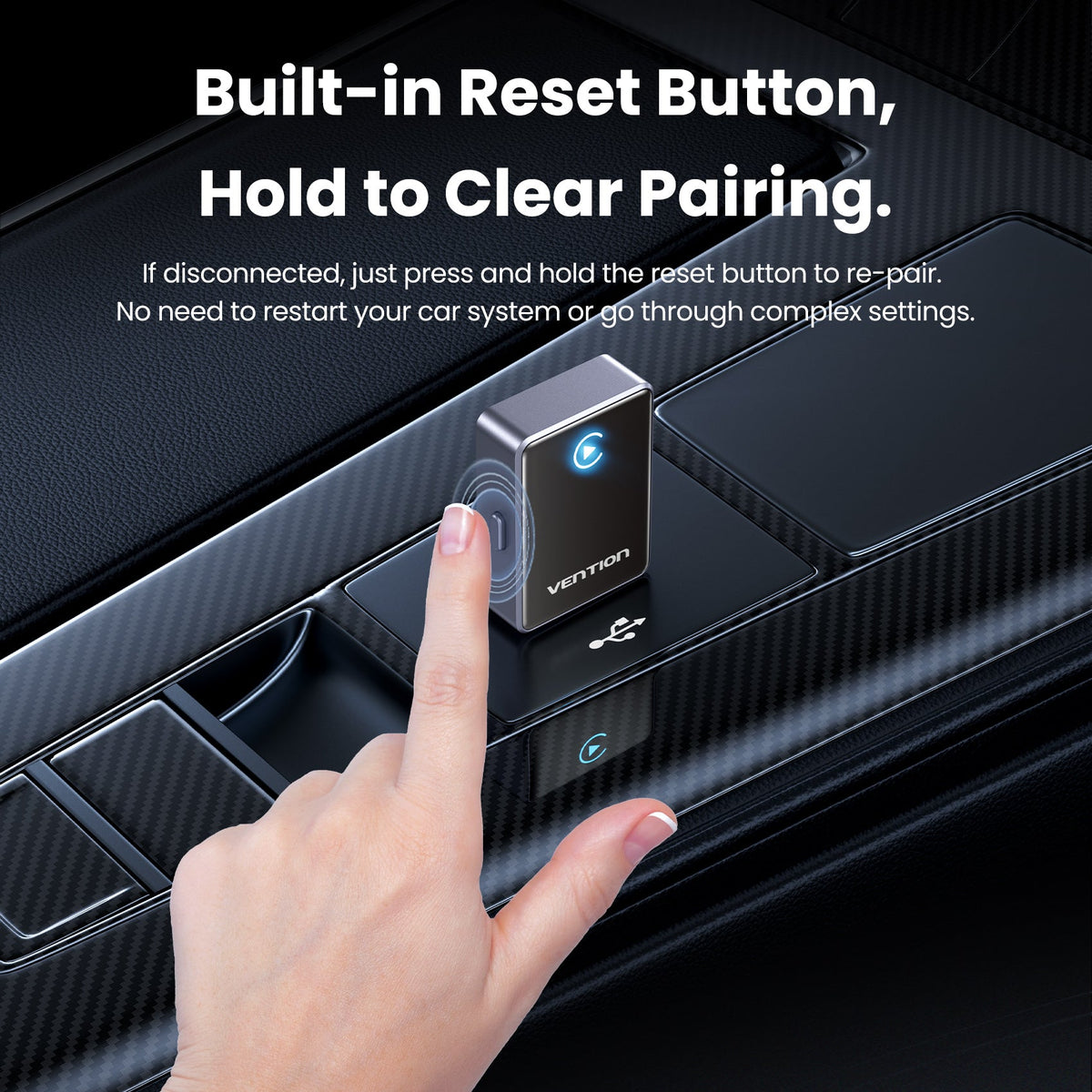 Vention Wireless CarPlay Adapter