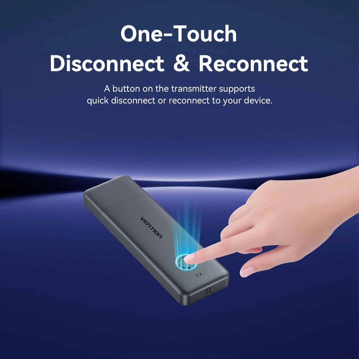 Vention Enterprise-Grade Wireless HDMI™ Transmitter and Receiver