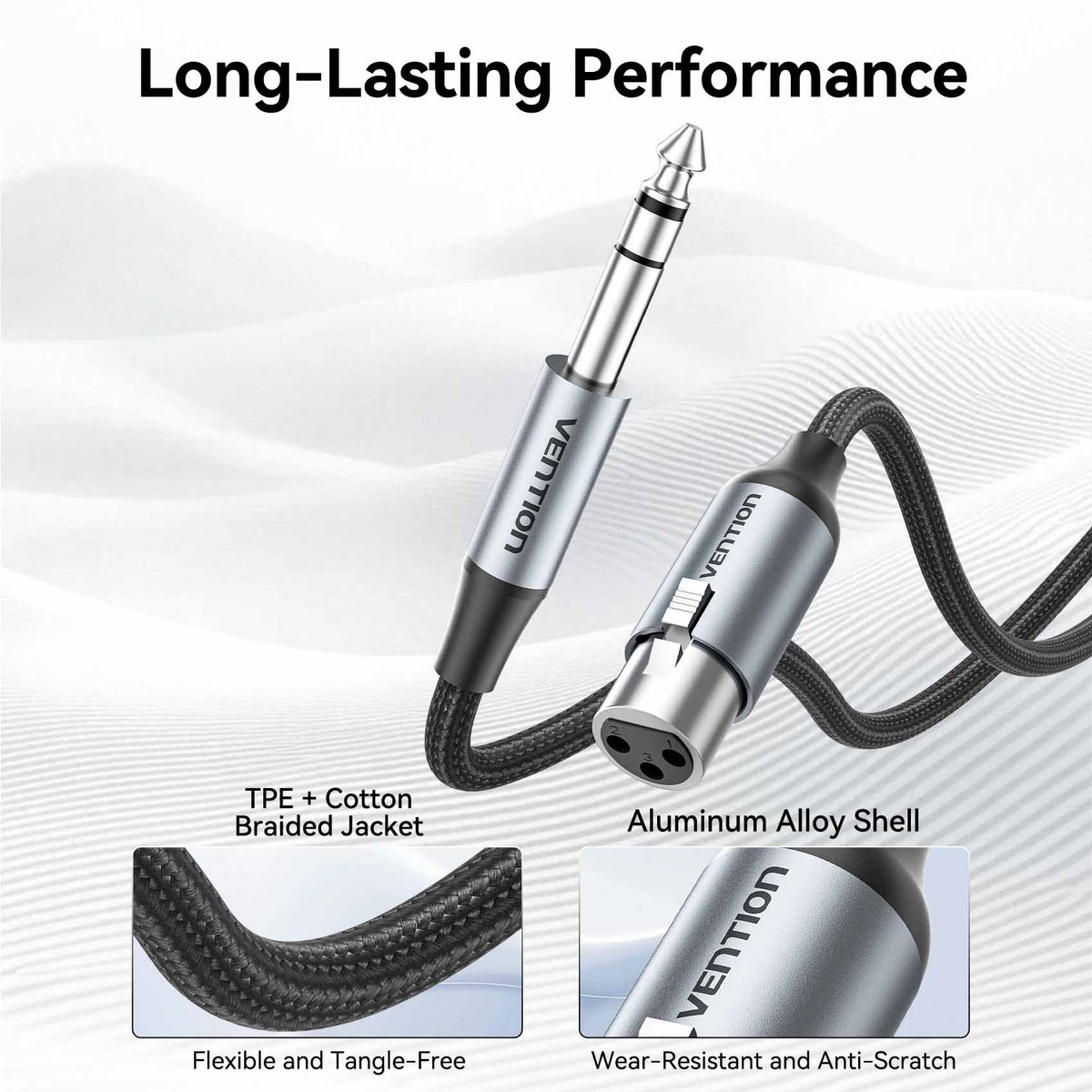 Vention 6.35mm Male to XLR Female Audio Cable
