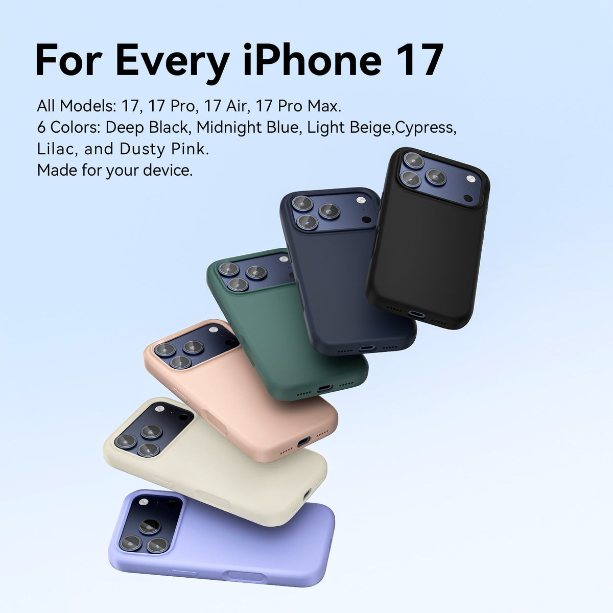 Vention Liquid Silicone Case for iPhone 17 Pro with MagSafe