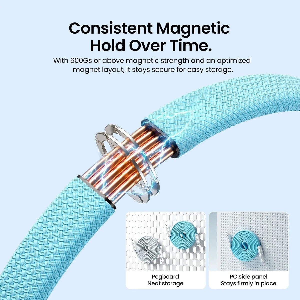 240W USB-C Slim Magnetic Fast Charging Cable