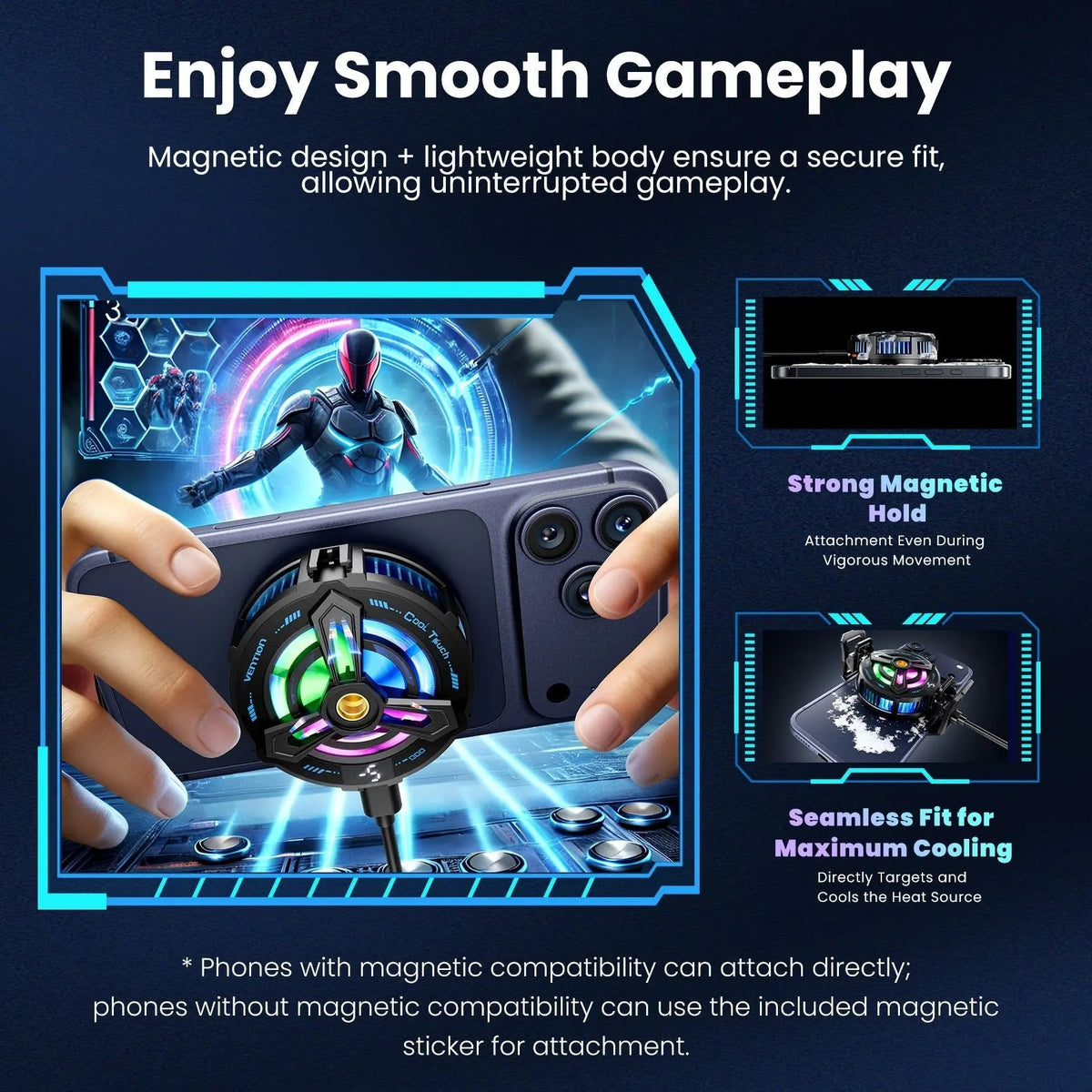 Vention Magnetic Phone Cooler