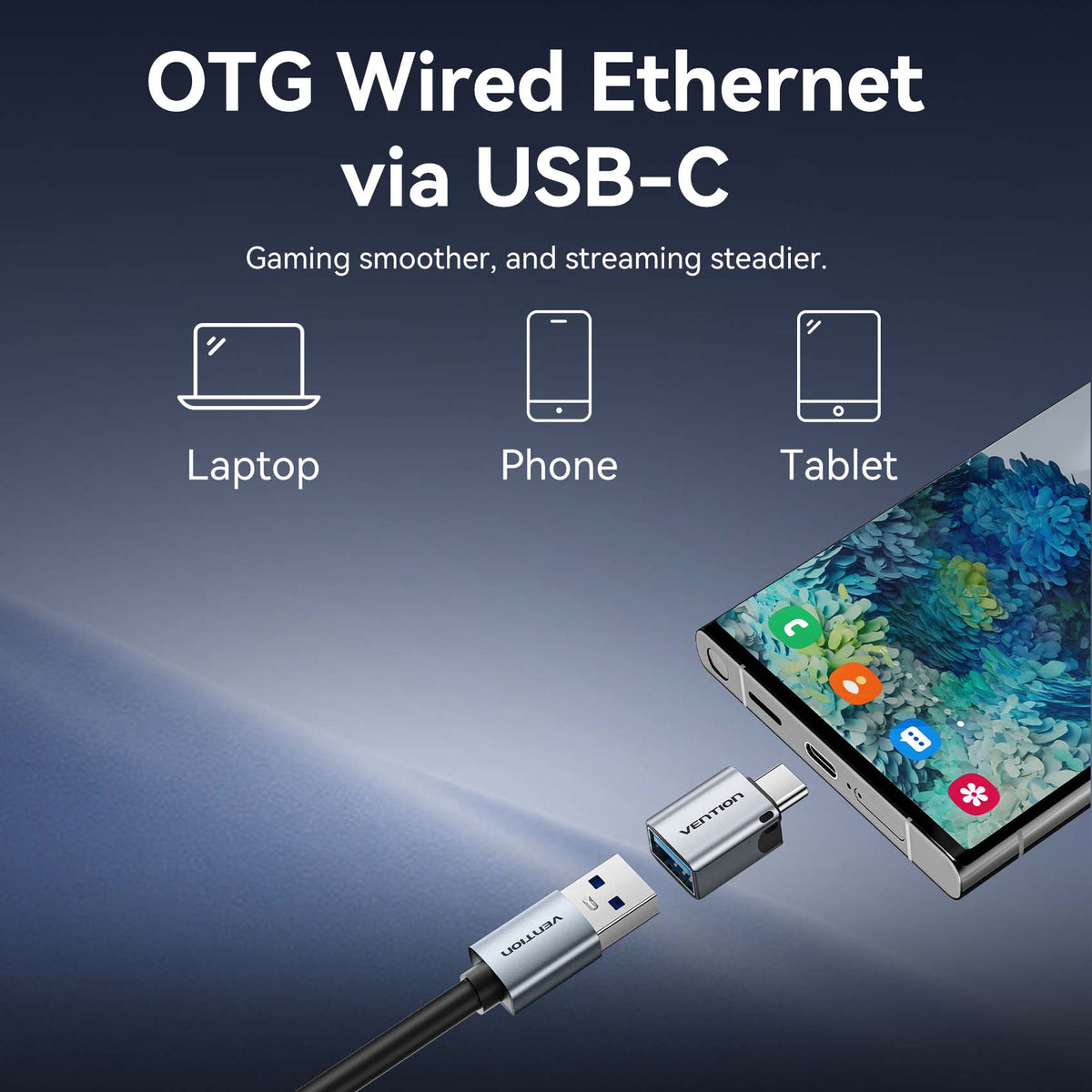 Vention USB-A to 2.5G Ethernet Adapter