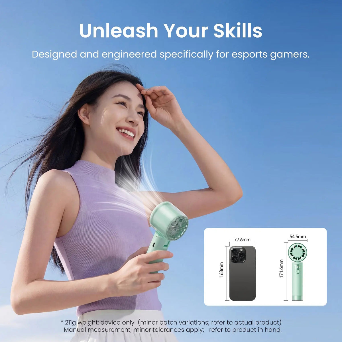 Vention Ultra-Light Foldable Handheld Fan