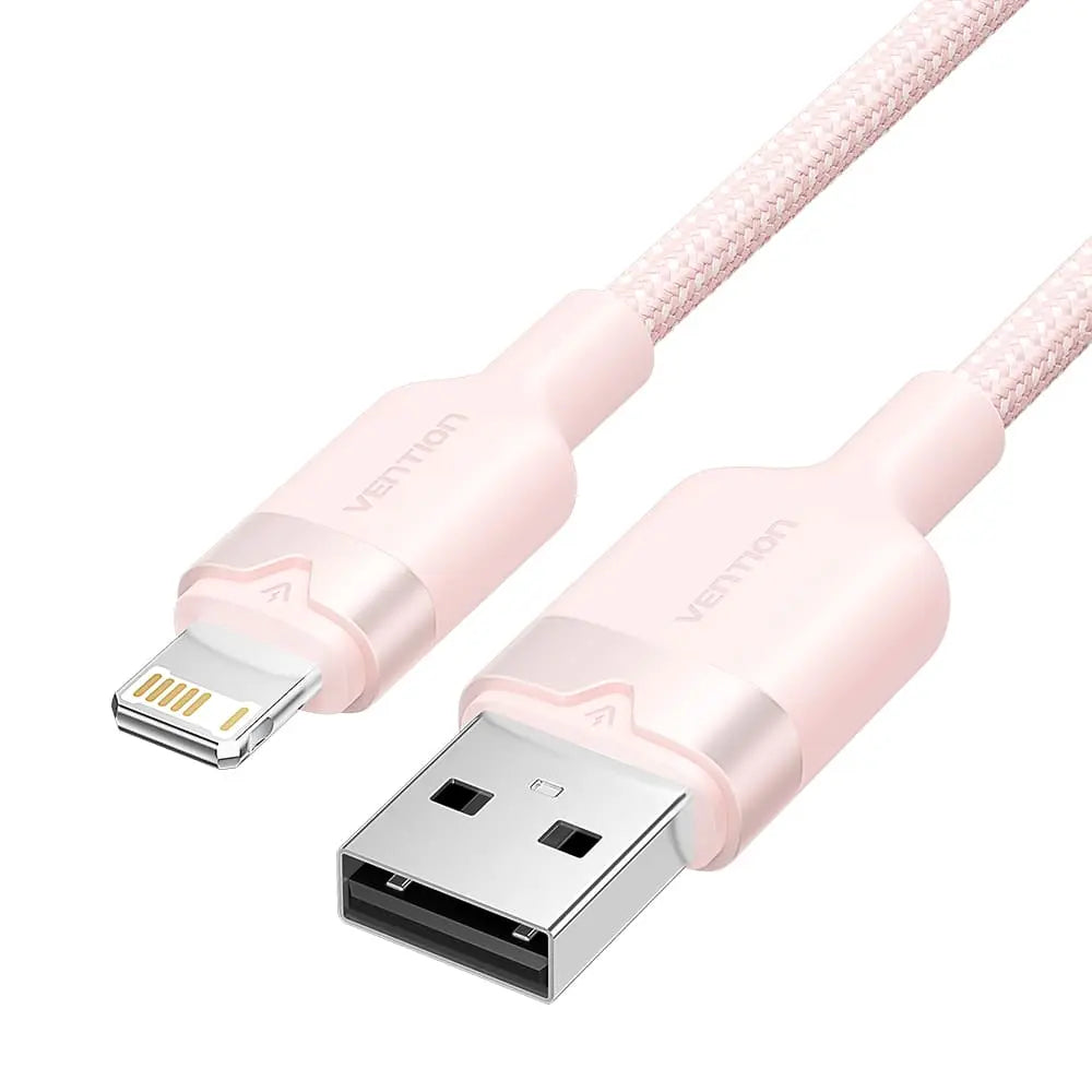 Vention USB 2.0 Type-A Male to Lightning Male 2.4A Cable Aluminum Alloy Type