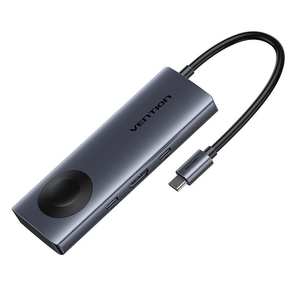 Vention 6-in-1 USB-C Wireless Charging Docking Station